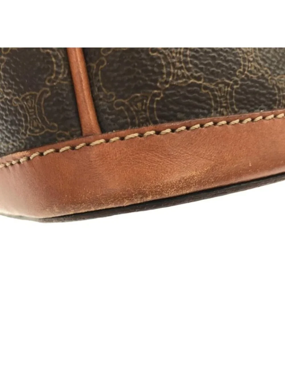 Celine Vintage Bag Handbag Brown - Picture 4 of 10